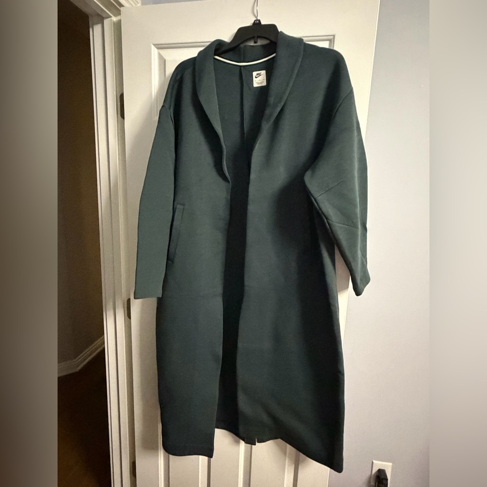Nike Deep Teal Open-Front Coat